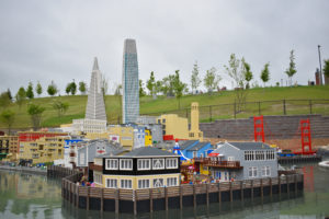 San Francisco made out of lego bricks in miniland at legoland New York resort