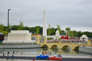 Washington DC made out of lego bricks in miniland at legoland New York resort